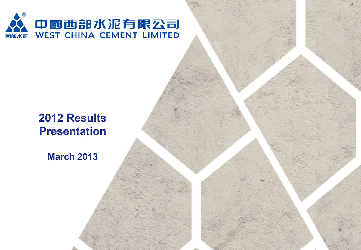 2012 Results Presentation